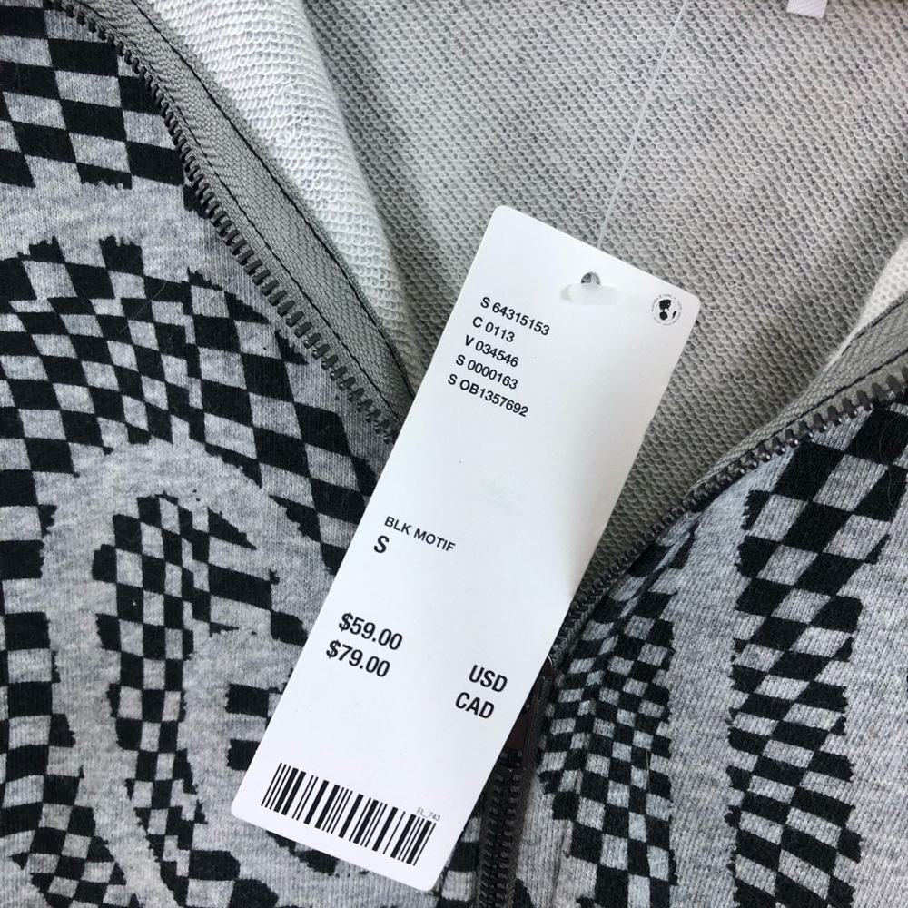 NWT urban outfitters out from under grey cropped collared pullover - Picture 4 of 11